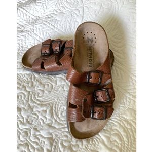 Mephisto leather sandals